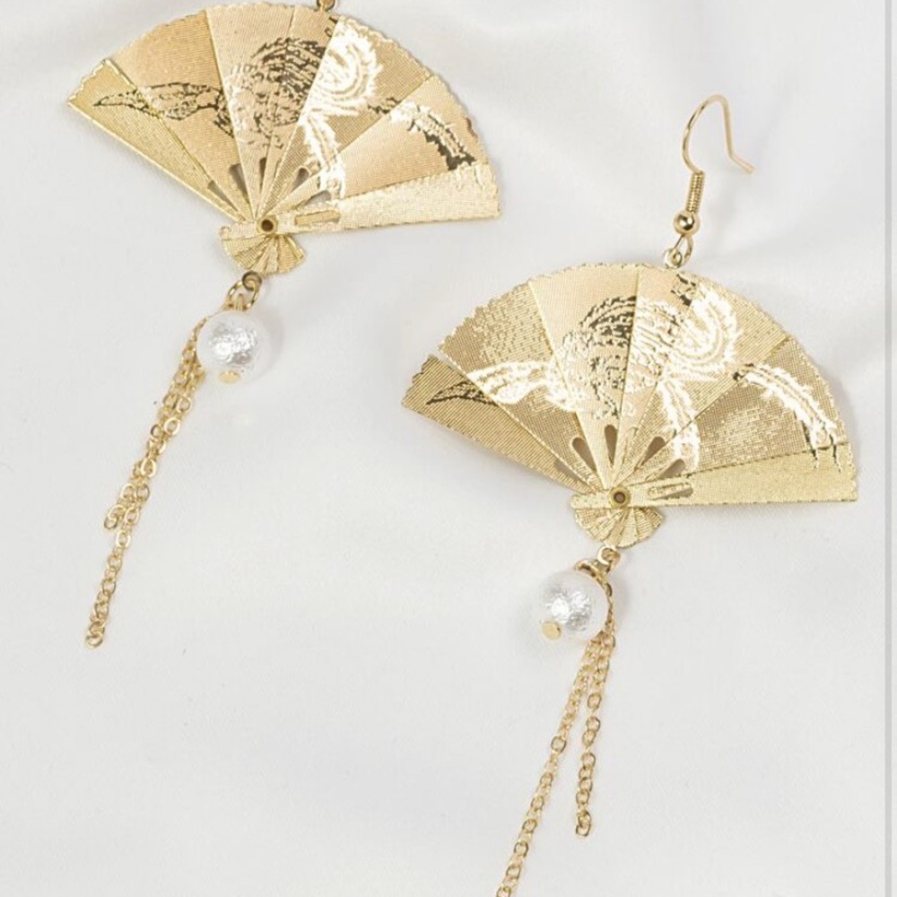 Oriental Fan Earrings✨✨